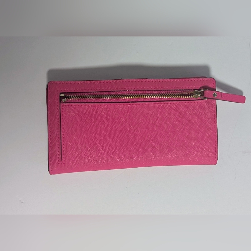 Kate Spade Stac Newbury Hot Pink Wallet - Picture 2 of 8